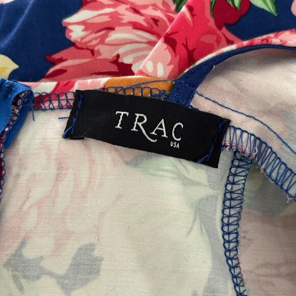 TRAC Mini Floral Deep V-Neck Dress with Open Back - Medium - Picture 9 of 9